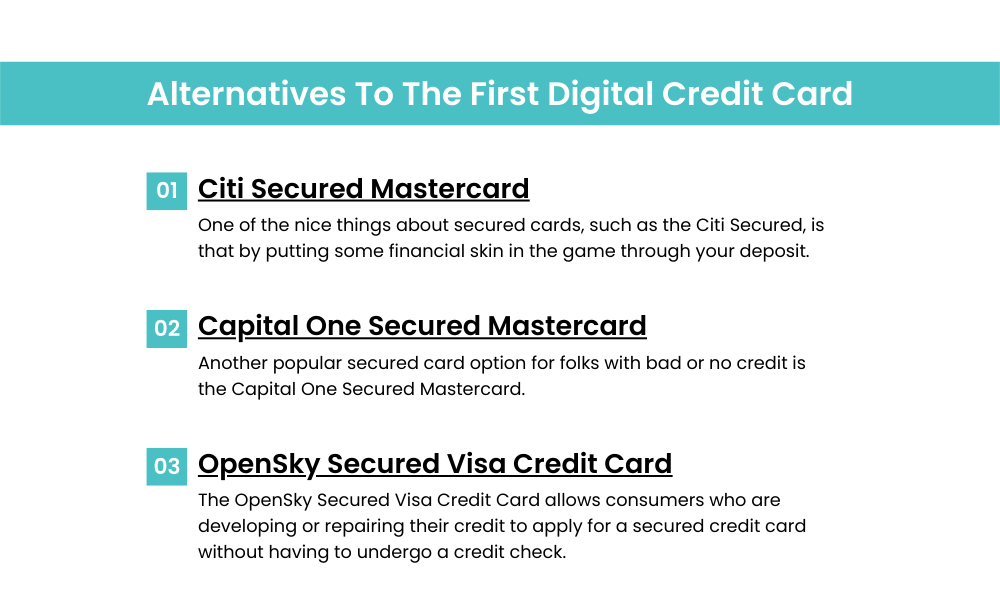 Alternative To The First Digital Credit Card