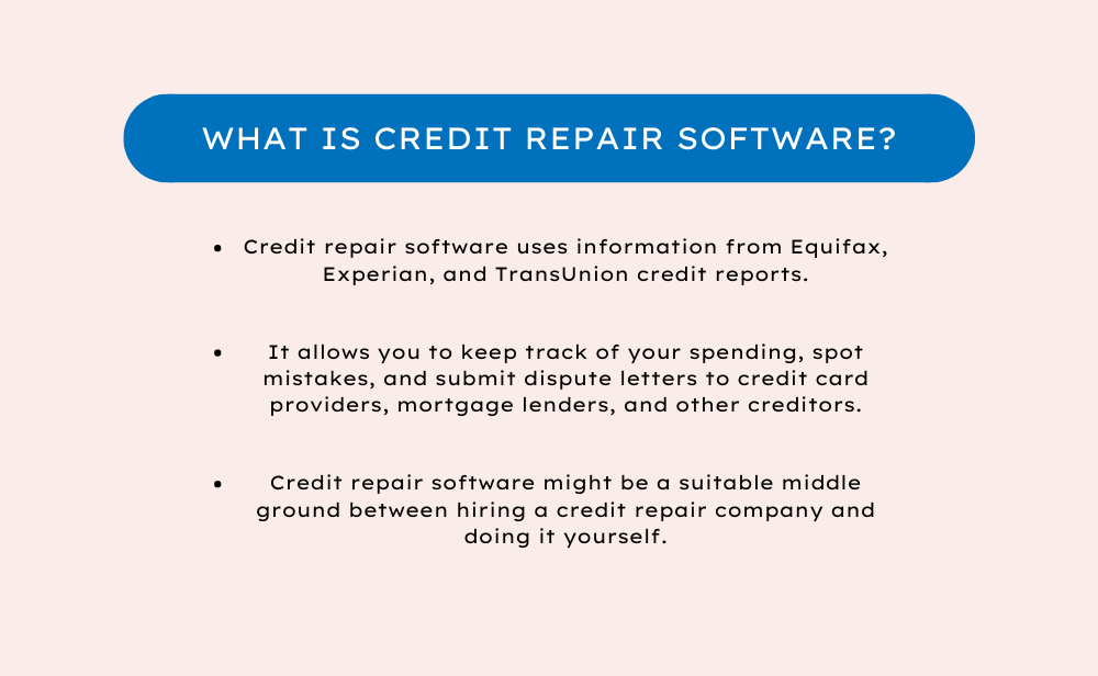 What Is Credit Repair Software?