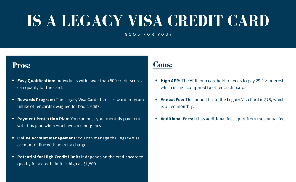 Is A Legacy Visa Card Good For You? - Pros And Cons