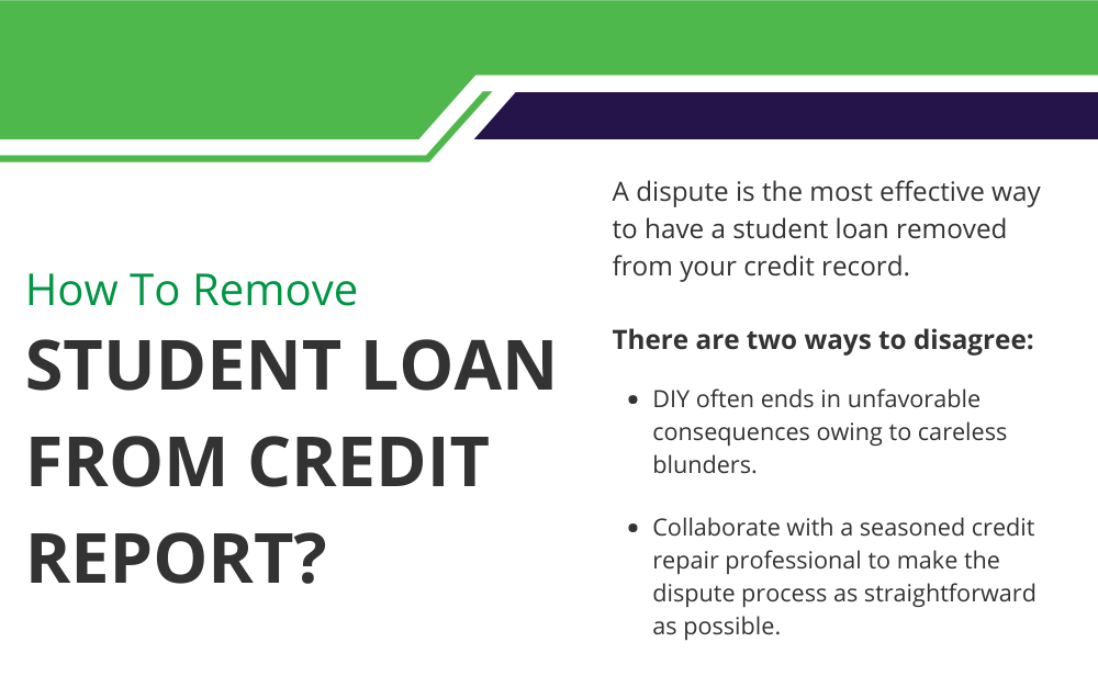 How To Remove Student Loan From Credit Report?