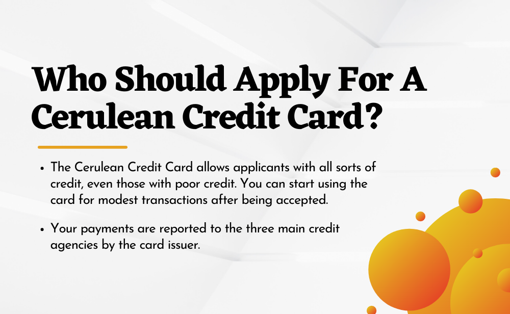 Why Should You Apply For A Cerulean Credit Card?