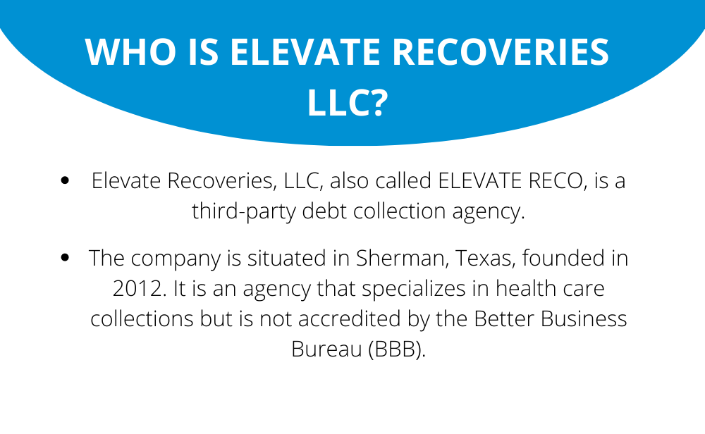 Who Is Elevate Recoveries Llc?