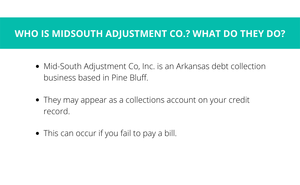 Midsouth Adjustment Co.: Things To Know