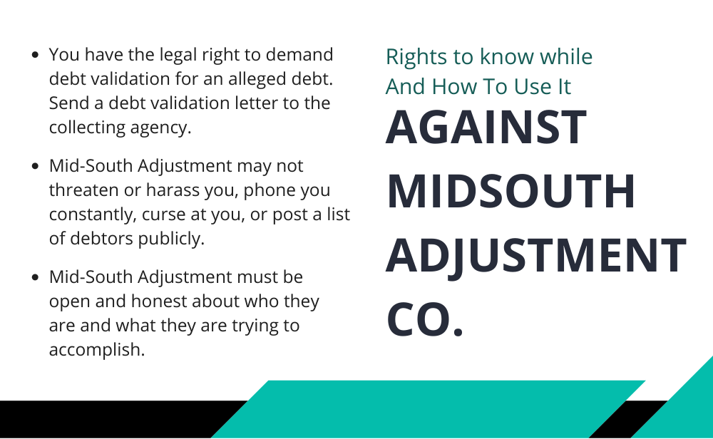 Rights To Know And How To Use It Against Midsouth Adjustment Co.