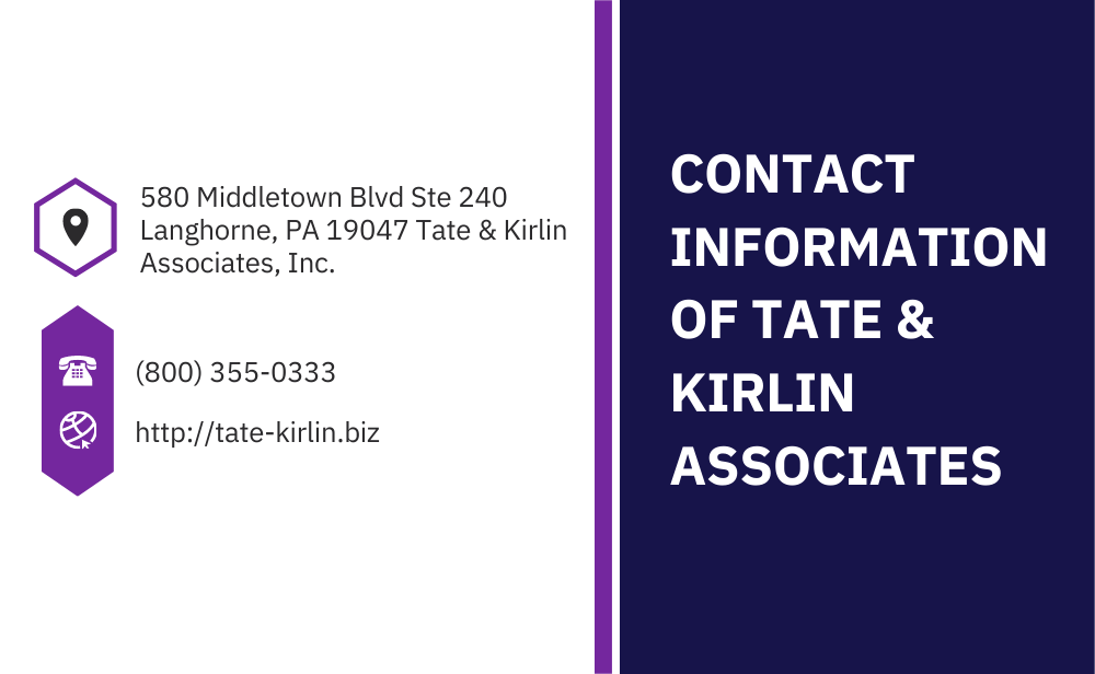 Contact Information Of Tate &Amp; Kirlin Associates