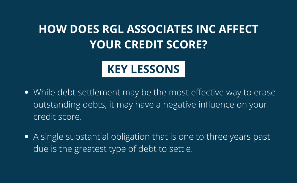 How Does Rgl Associates Inc Affect Your Credit Score?