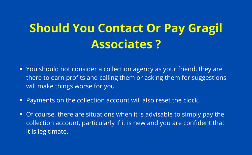 Should You Contact Or Pay Gragil Associates?