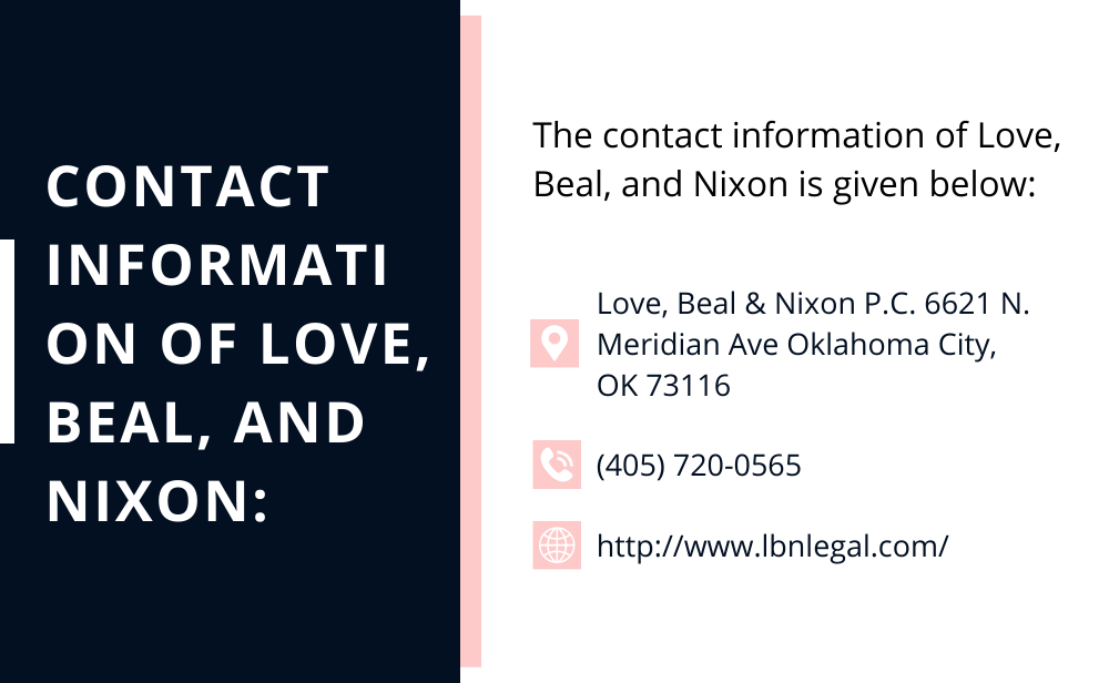 Contact Information Of Love, Beal, And Nixon