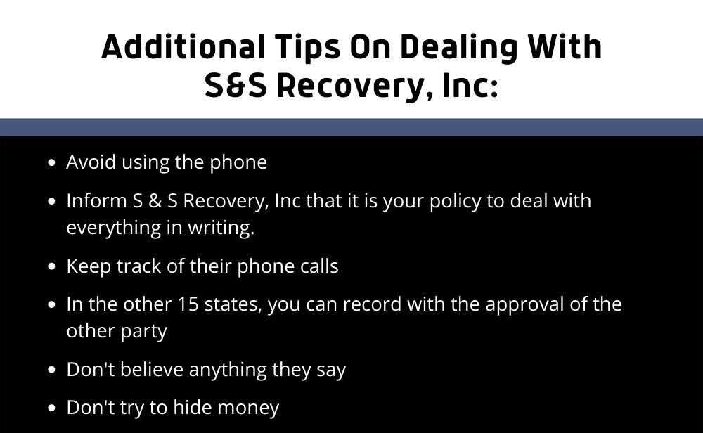 Tips To Deal With S&Amp;S Recovery